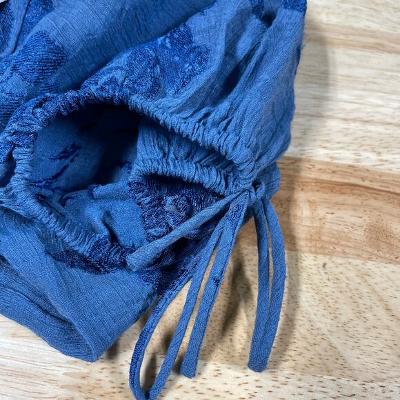 Ted Baker NWT Zilda Puff Sleeve Midi Fixed Wrap Front Dress Size 2 (US 6) Blue - Picture 14 of 15